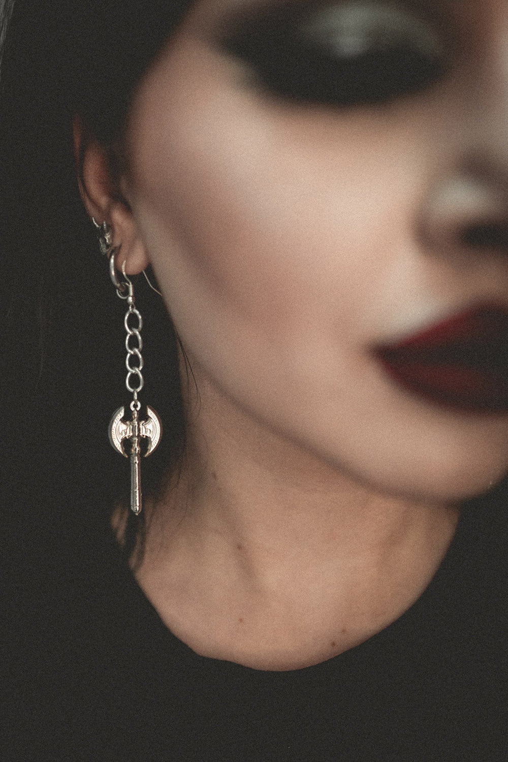medieval gothic earrings