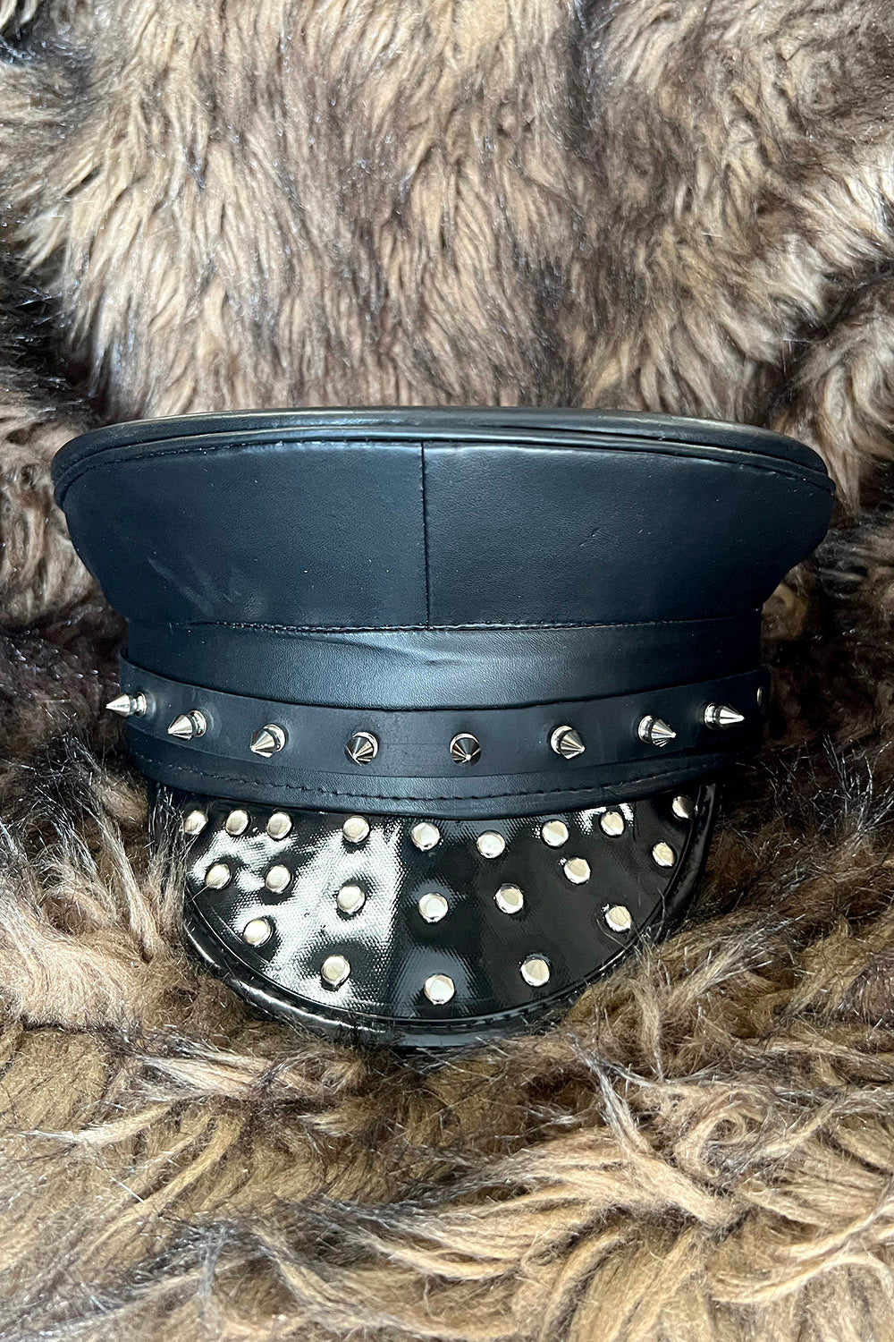Punk Studded Captain Hat