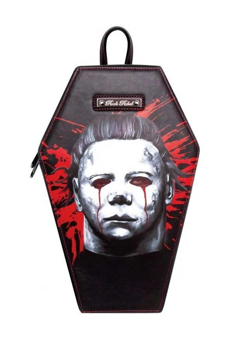 coffin shaped Michael myers backpack 