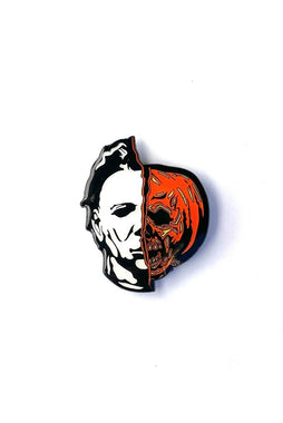 Michael Myers Halloween II Half Face Enamel Pin