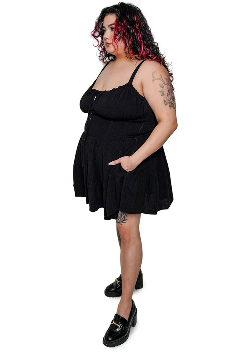 plus size short cottagecore dress 