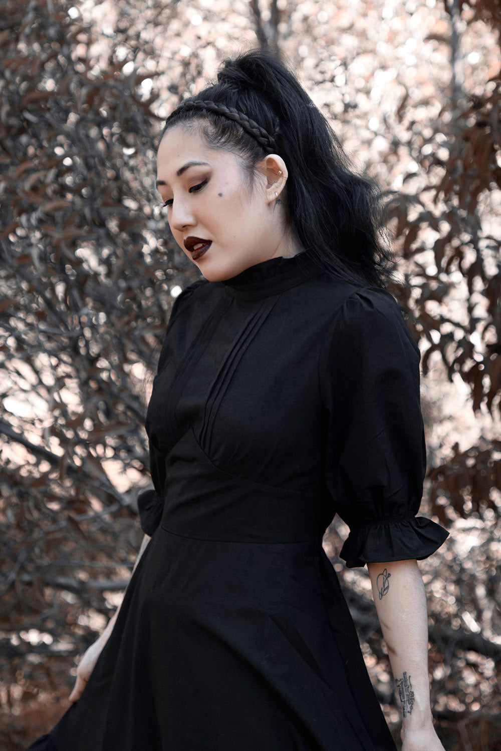 pleated lively ghosts dress