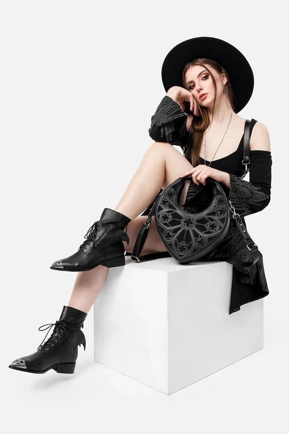 witchy gothic cathedral handbag