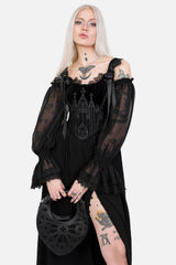 womens spooky romantic gothic cathedral handbag
