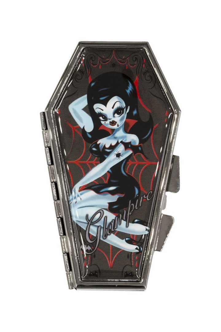 gothic makeup mirror for purse