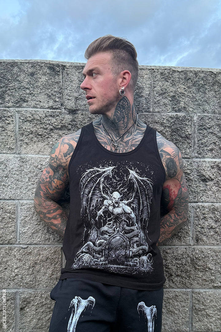 gothic mens muscle tee