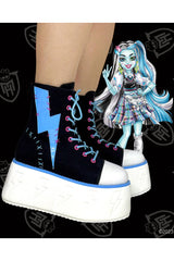 Monster High Jolt Platform Sneakers [BLACK/BLUE]