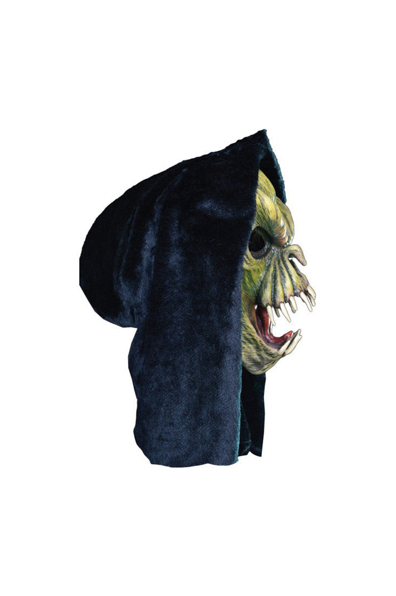 latex monster  with sharp teeth and tongue halloween face mask by trick r treat studios