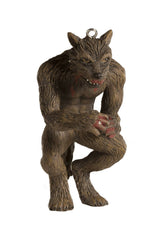 brown werewolf xmas ornament 