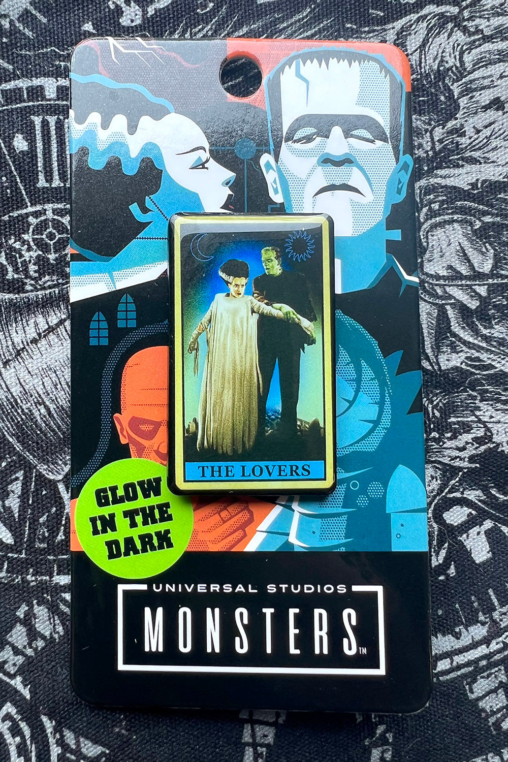 Die Lovers Horror Monsters Tarot Pin