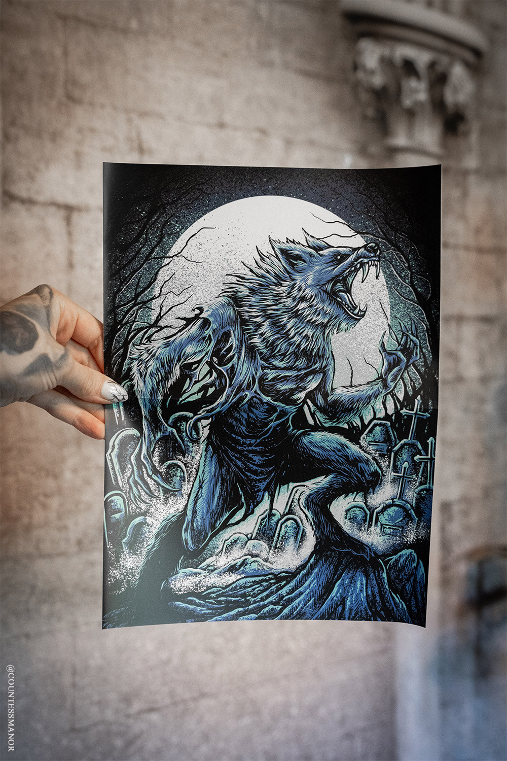 Blue Blood Werewolf Jigsaw Puzzle