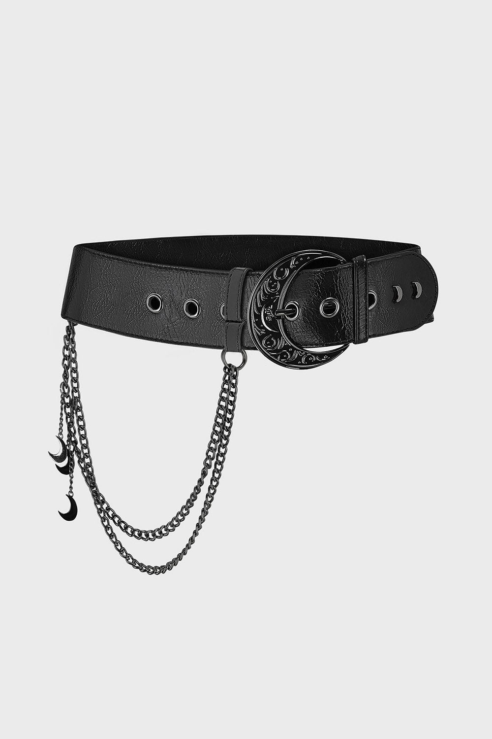 womens wide high waisted hippie goth belt