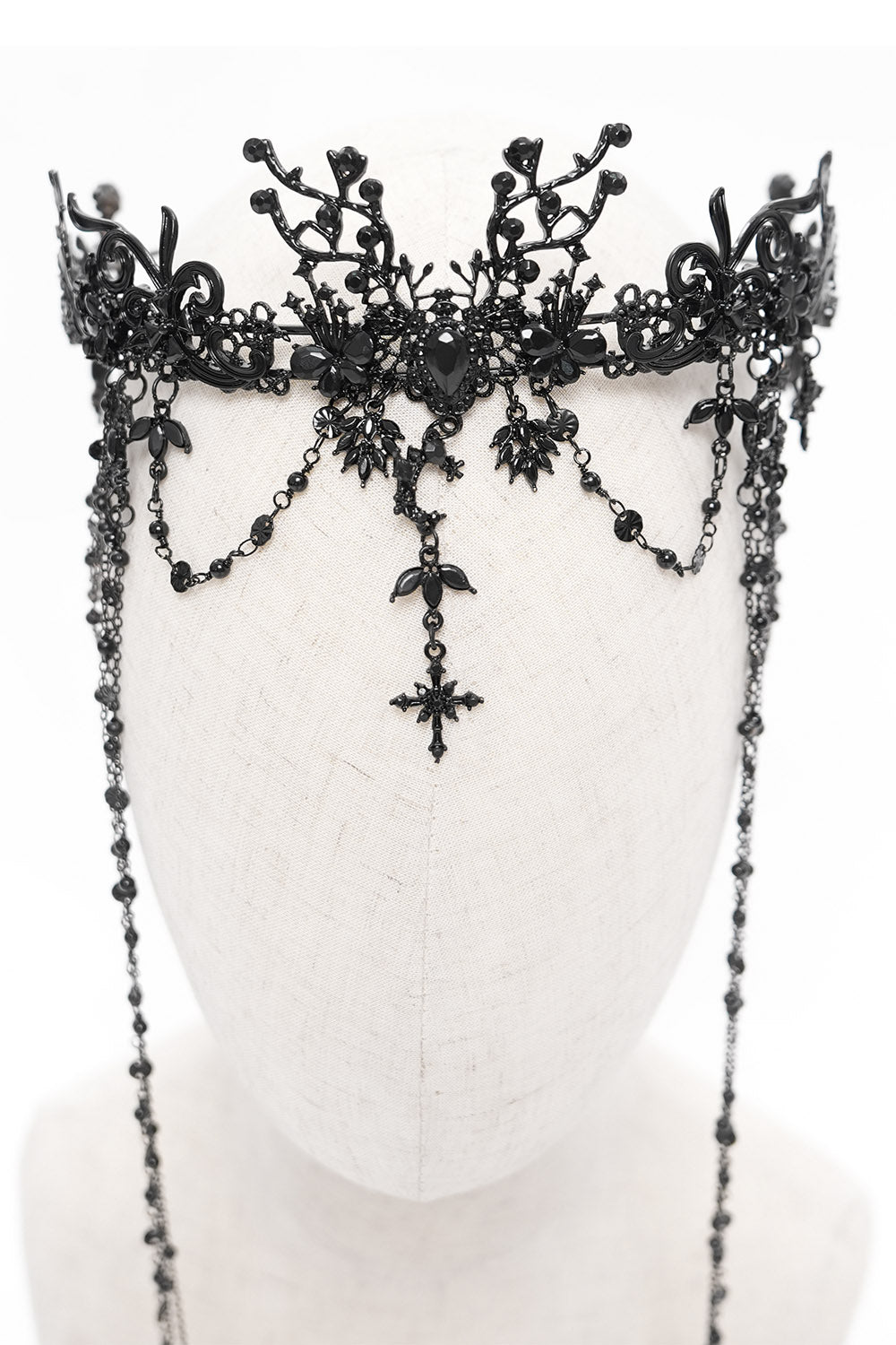 devil fashion mystical moon crown
