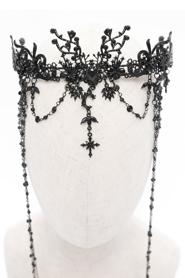 devil fashion mystical moon crown