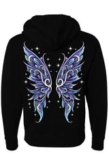 fairycore moth wings hoodie