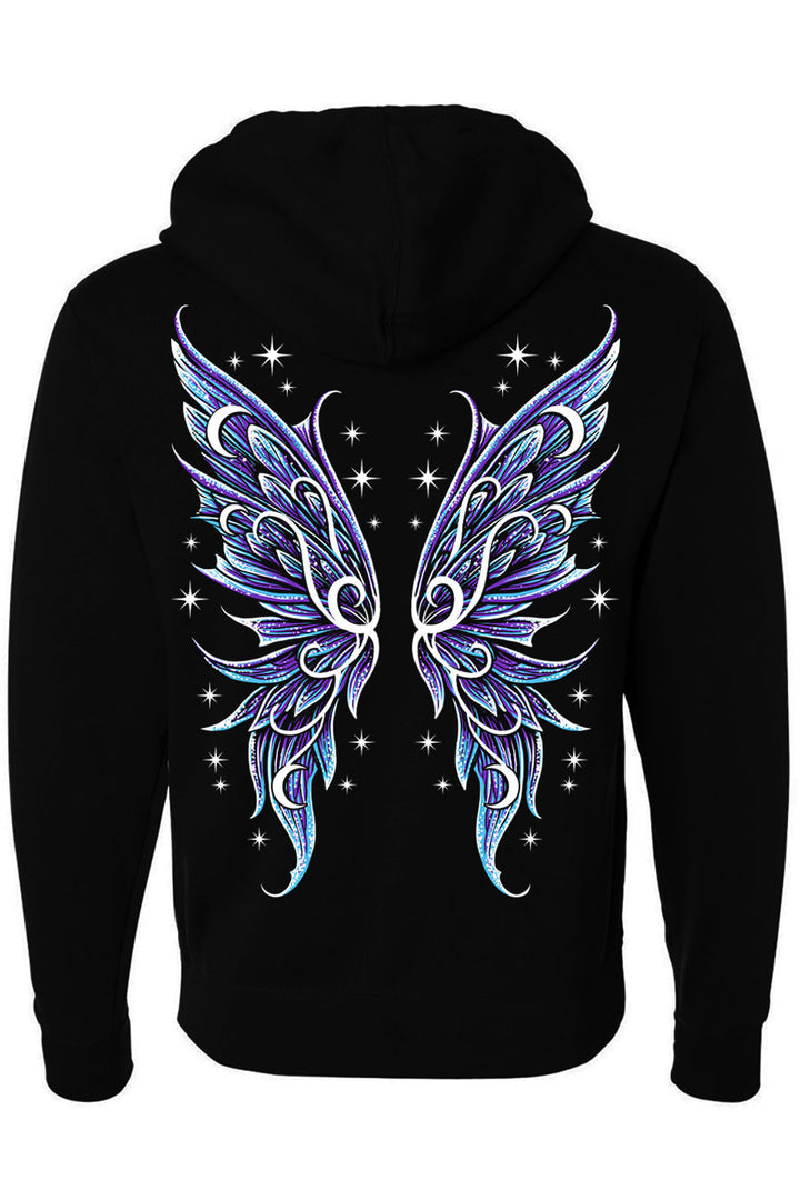fairycore moth wings hoodie