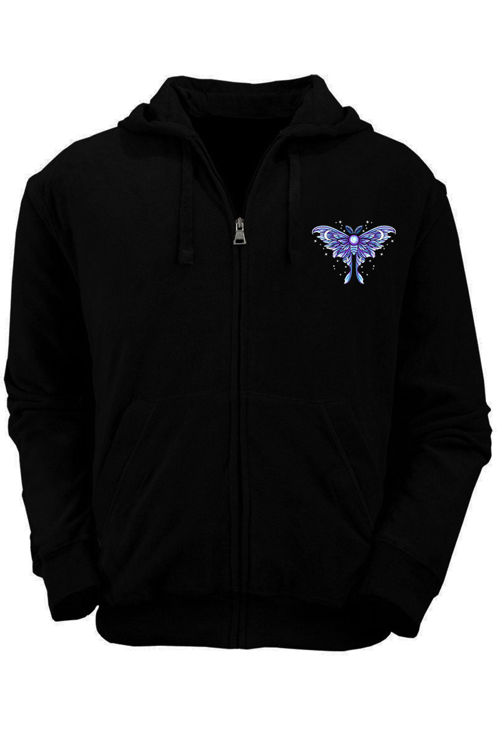 luna moth hoodie