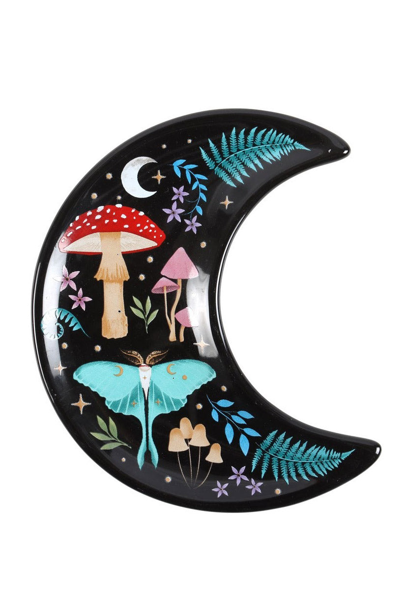 occult moon trinket tray for jewelry and coins