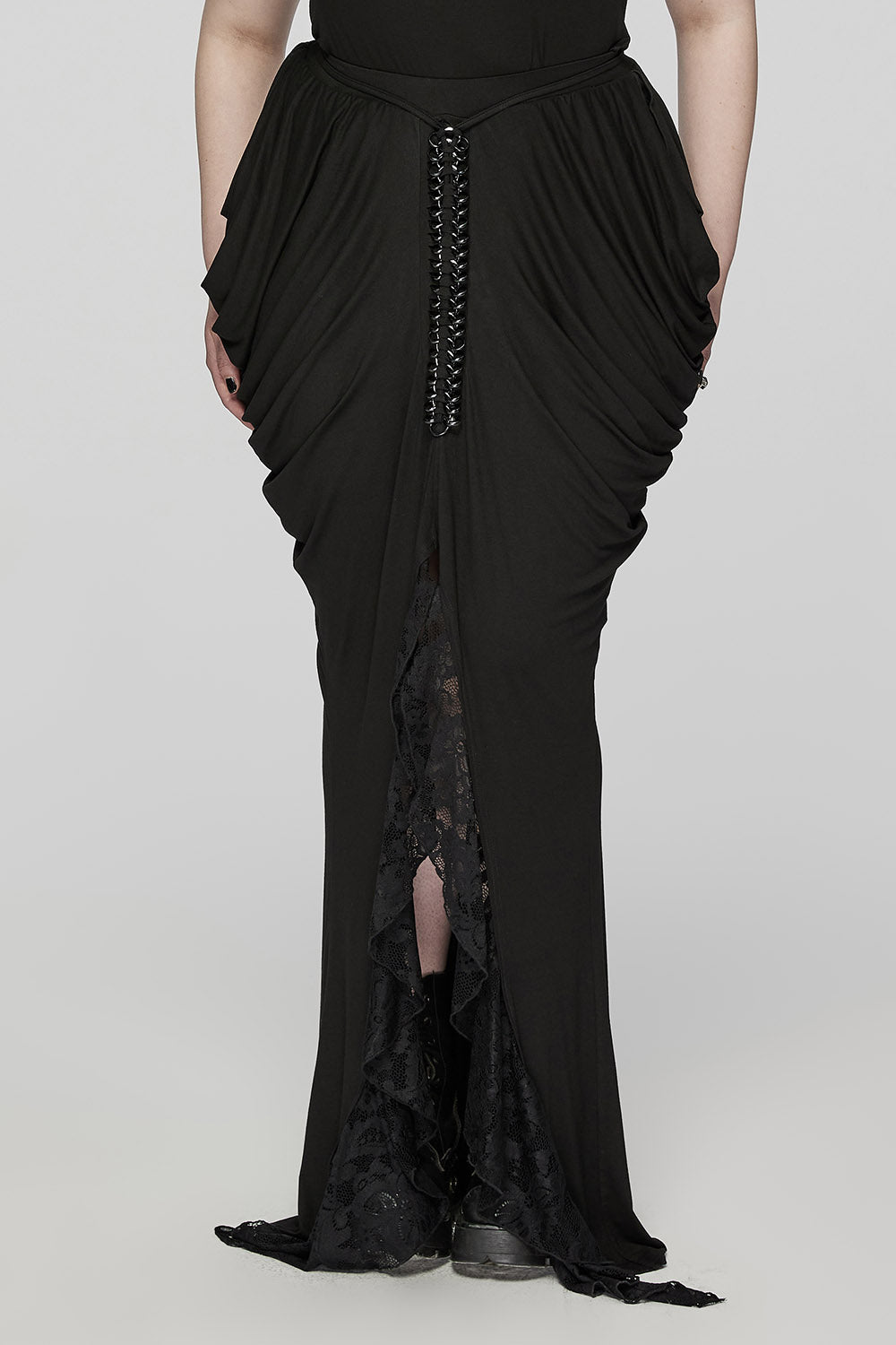 Morticia Mermaid Maxi Skirt Plus Size VampireFreaks