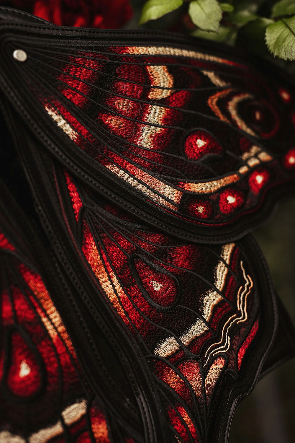 Occult moth backpack details