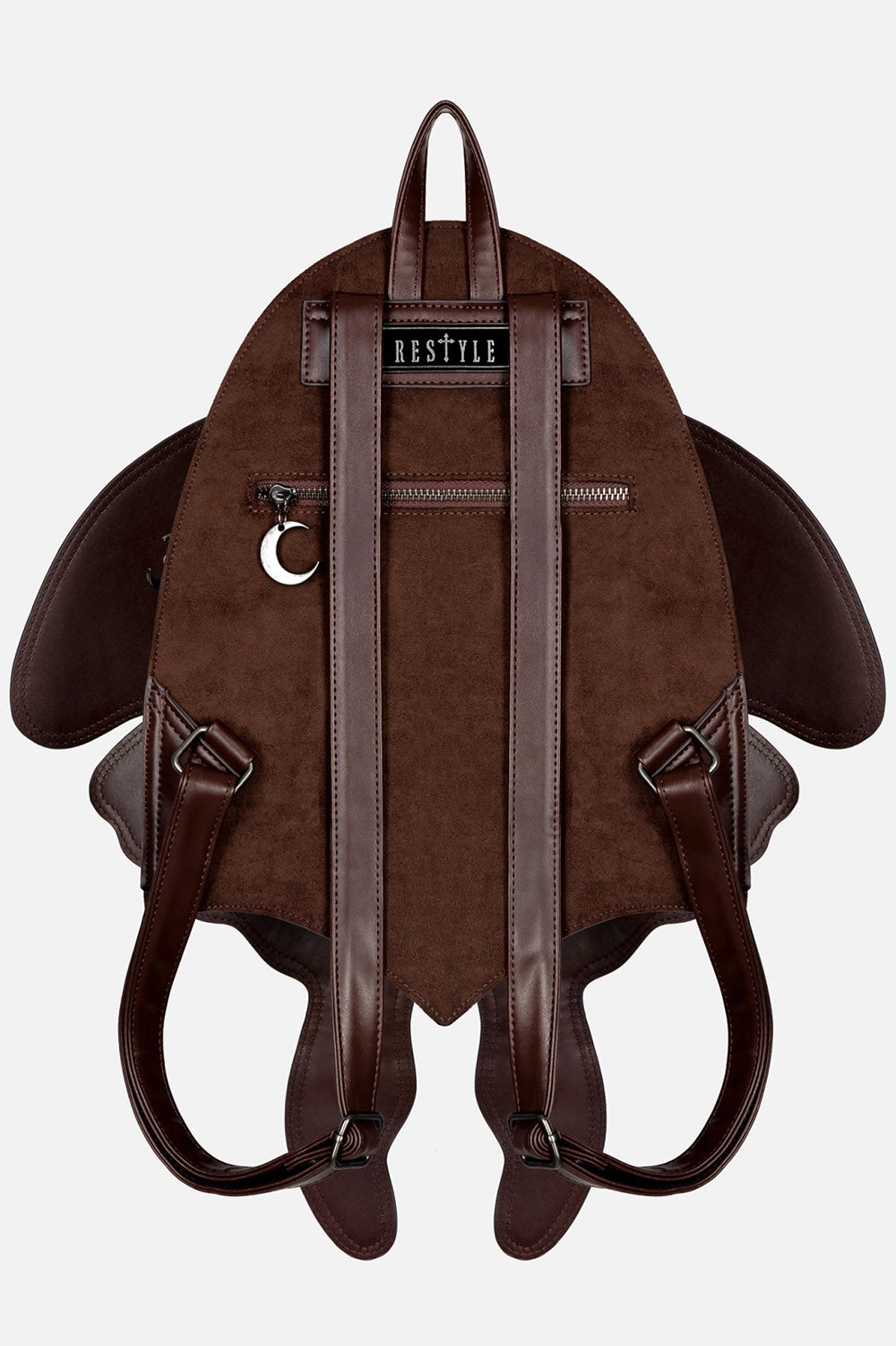 cottagecore embroidered moth wings backpack