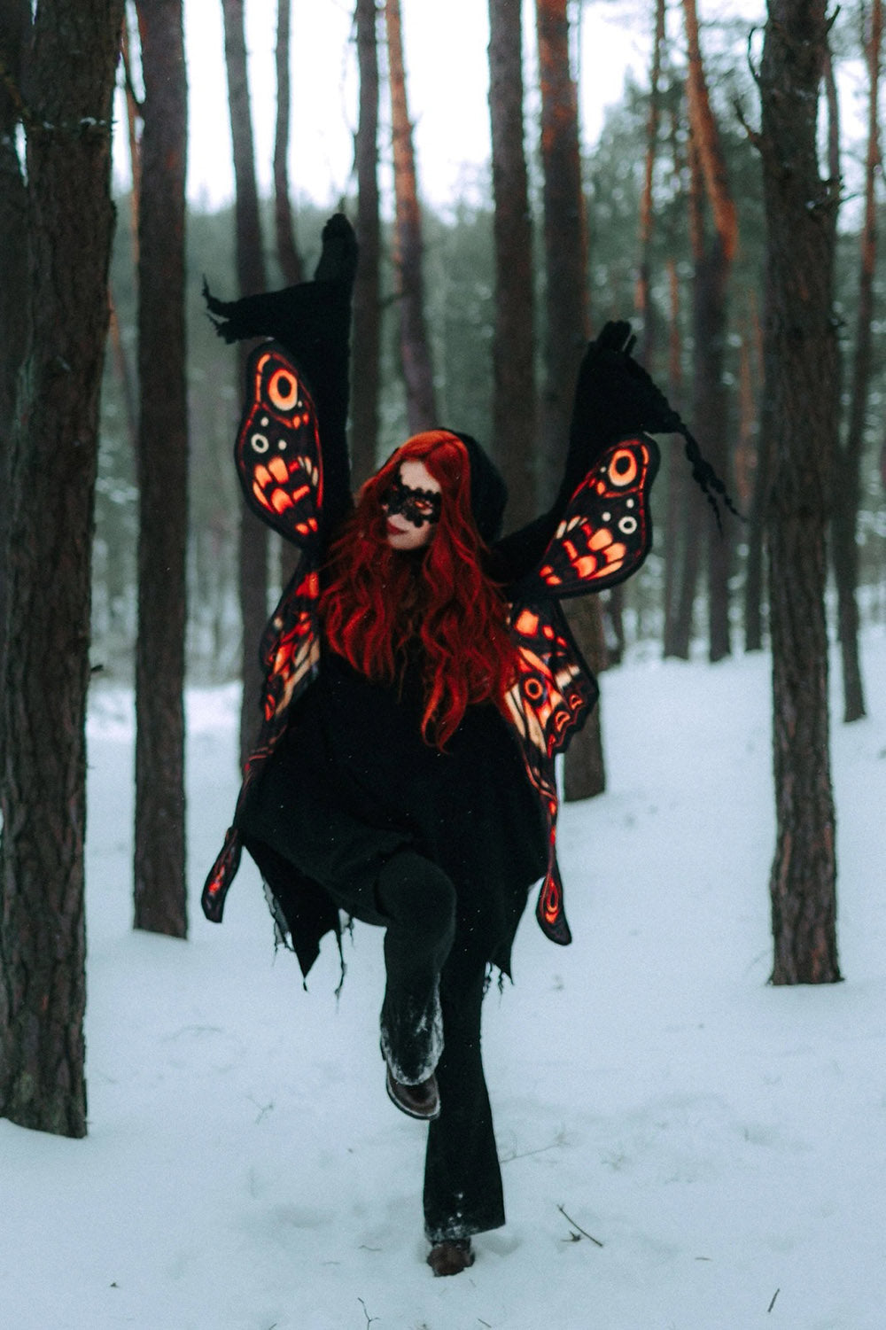 oversized hooded witchy jacket by restyle