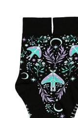 witchy goth socks