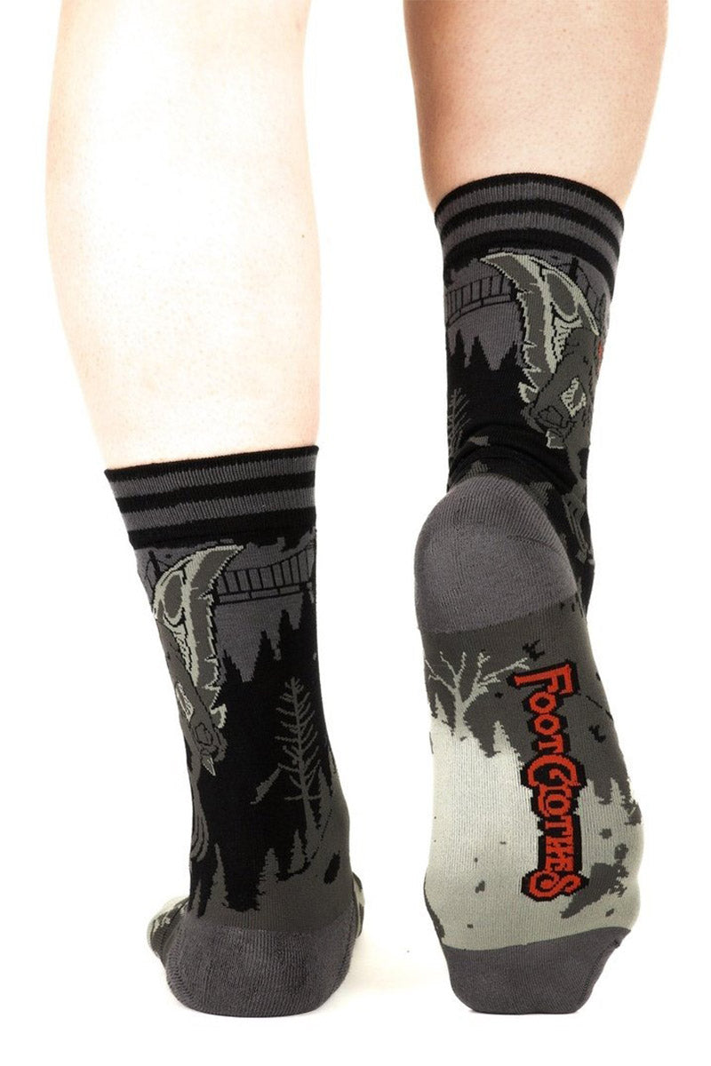 dark monster cryptid socks