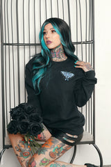 moth wings sweatshirt
