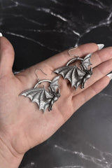 mother of hades bat earrings