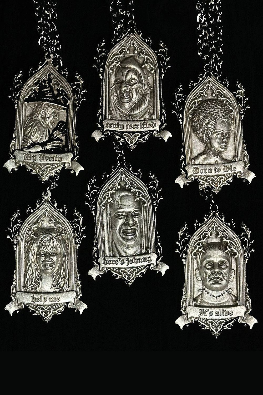 gothic monster necklaces