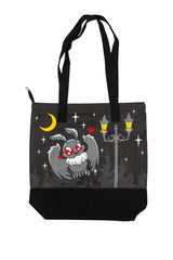 creepy cute cryptid tote bag by footclothes 