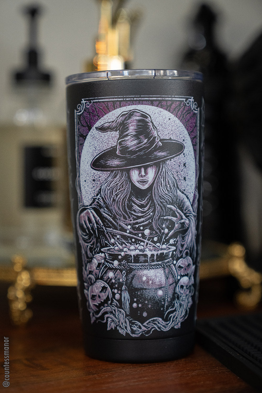 Witch's Cauldron 20 oz Travel Mug