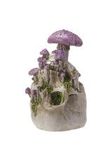 decayed distressed human skull statue made of resin