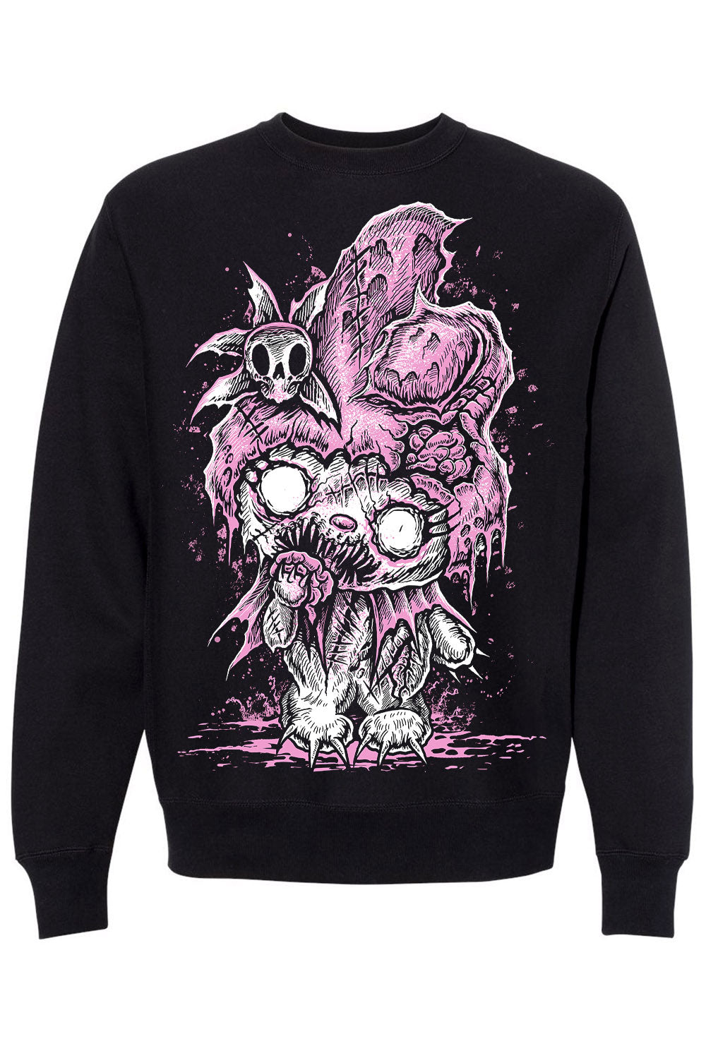 creepy heavy metal sweatshirt