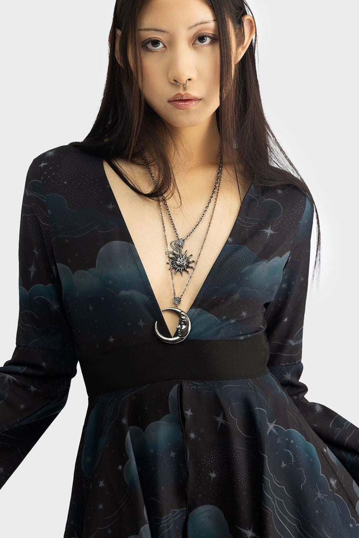 gothic goddess necklace