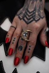 stainless steel witch ring