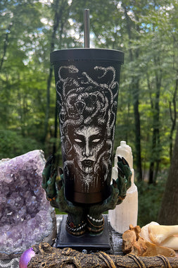 Medusa Cold Brew Tumbler with Straw