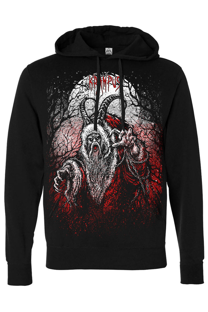 mens horror scary santa claus hoodie