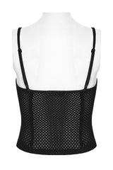 gothic black tank top by punk rave