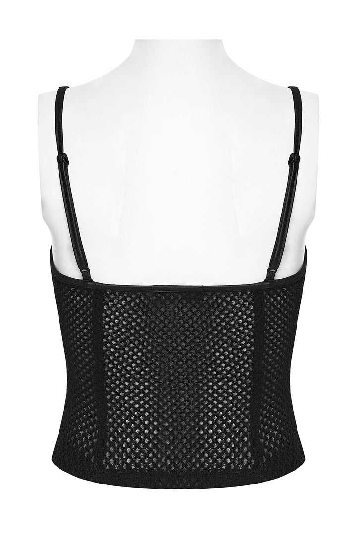 gothic black tank top by punk rave