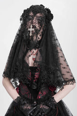 gothic wedding veil