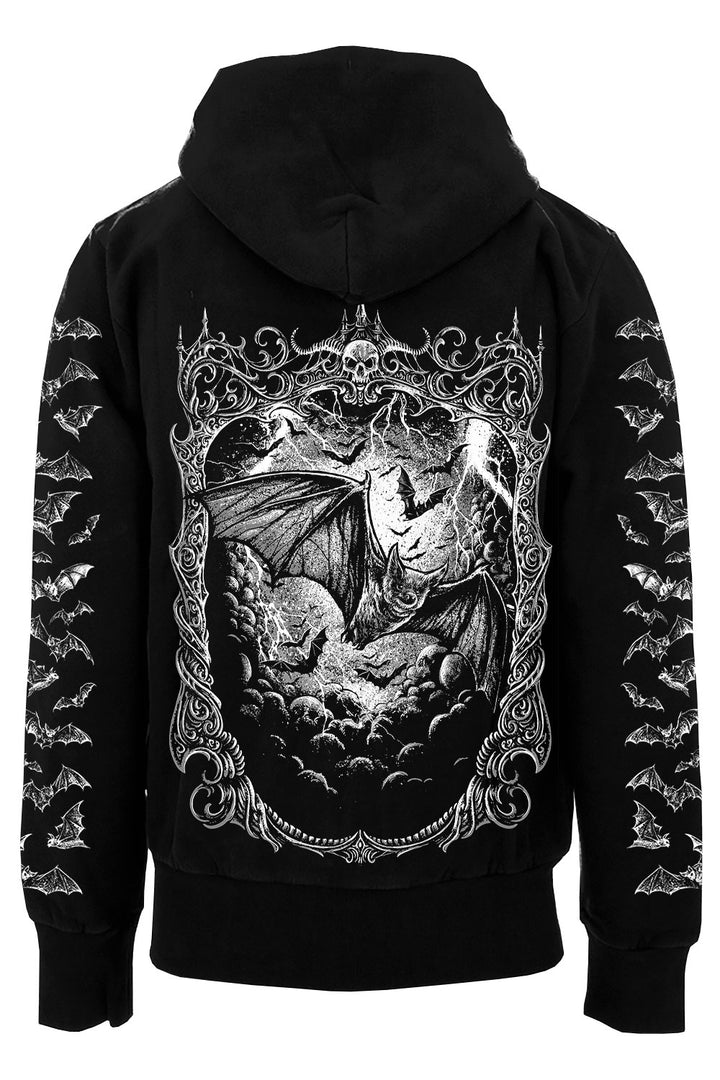 vampire bat hoodie with bat sleeves