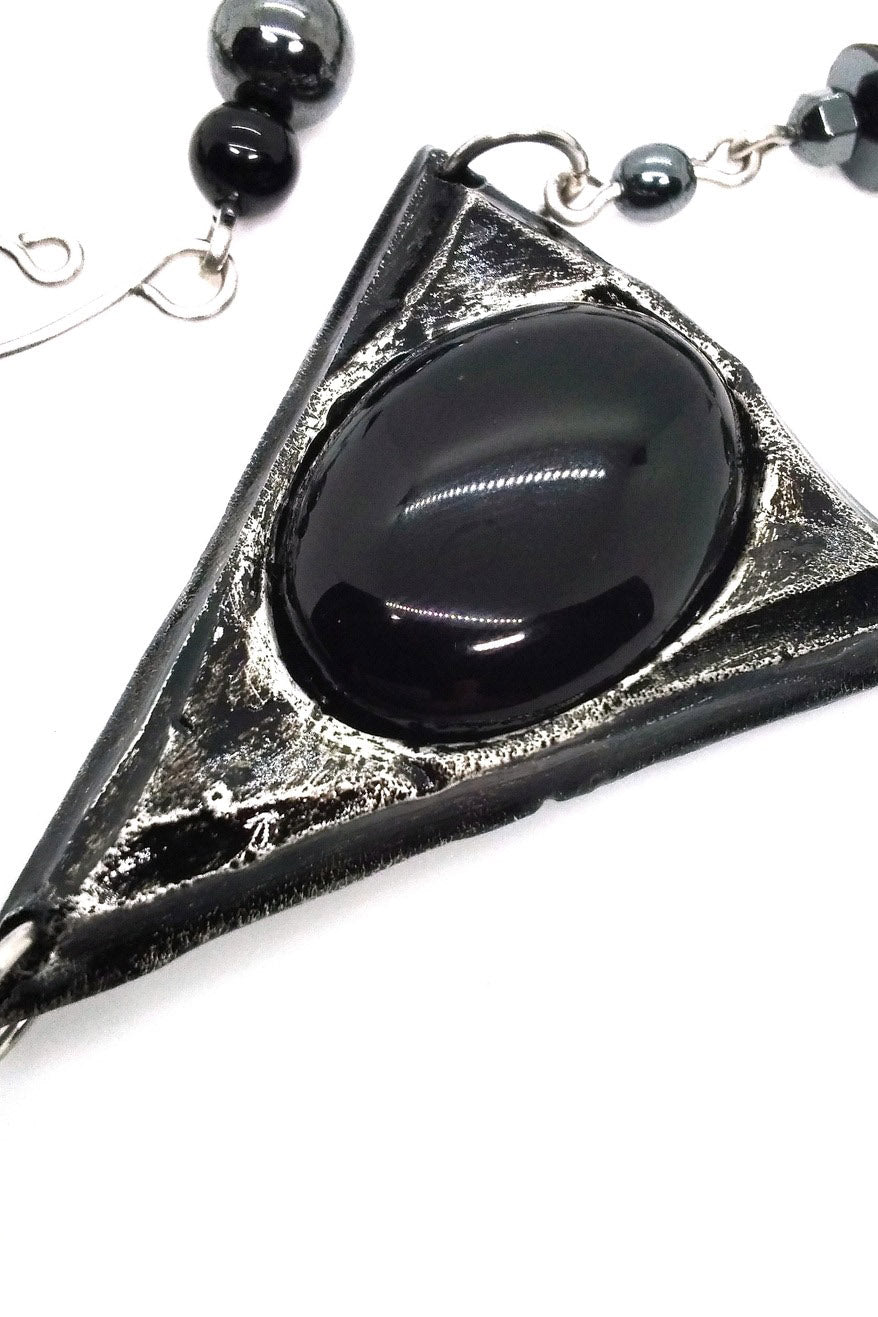 Onyx Triad Necklace