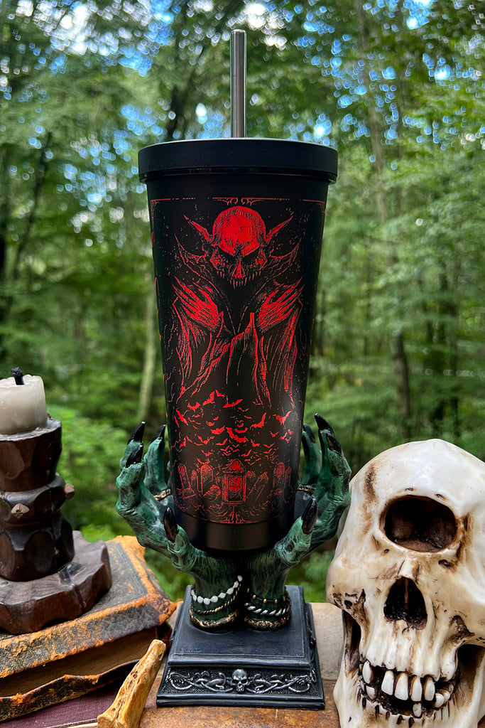 Alice in Wonderland Cold Brew Tumbler with Straw — Housewares VampireFreaks