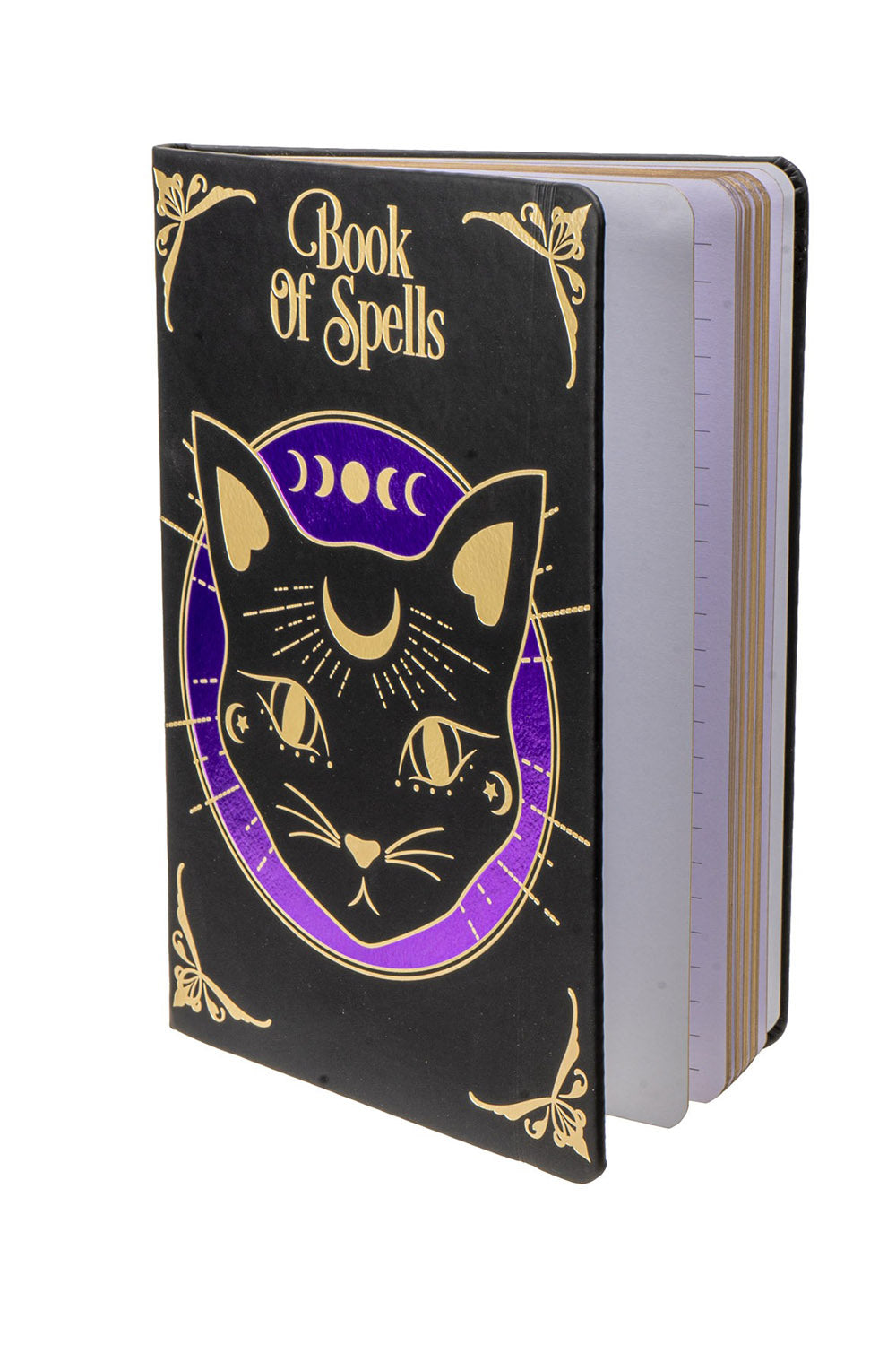 gothic black cat diary