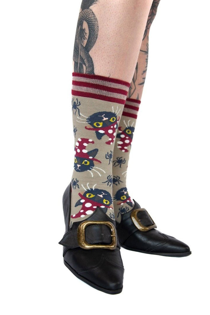 cottage witch forest witch socks
