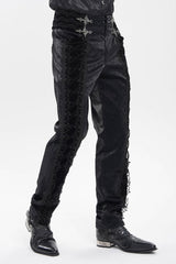 Mens velvet goth pants