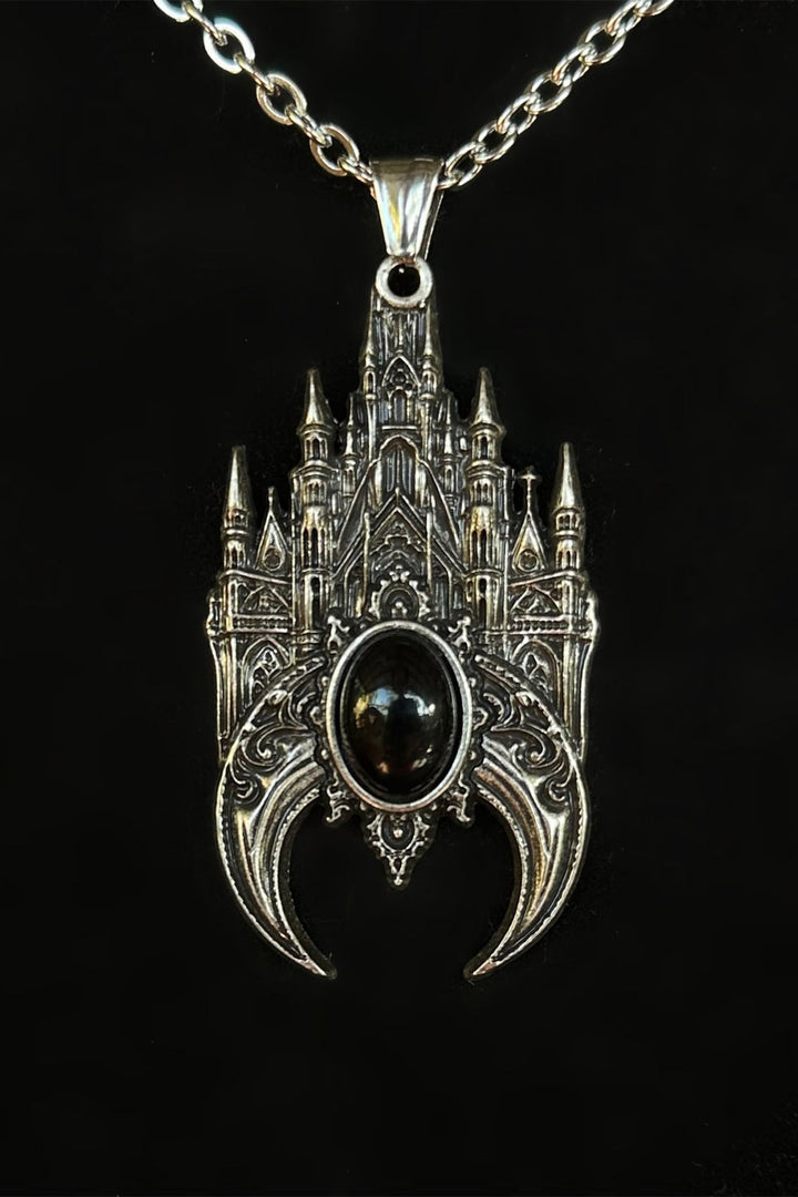 gothic cathedral church necklace 