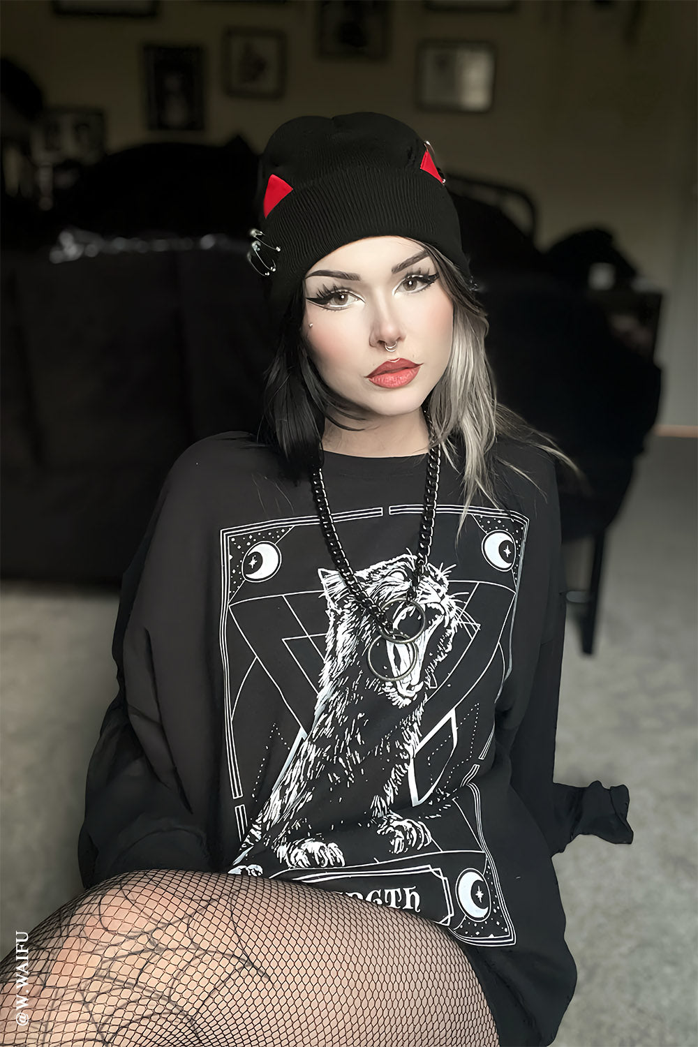 Strength Kitty Tarot Sweatshirt